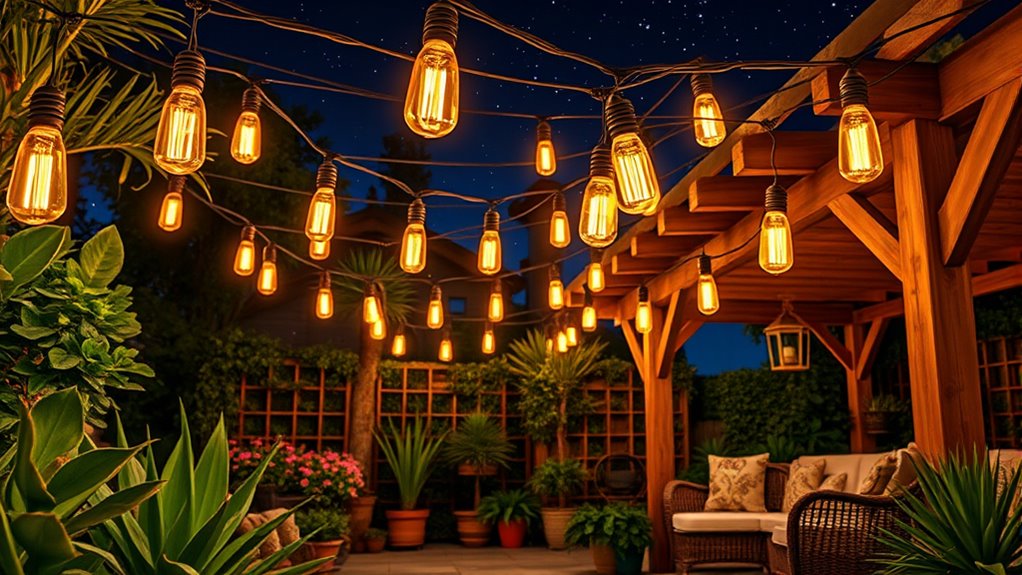 best boho garden lighting