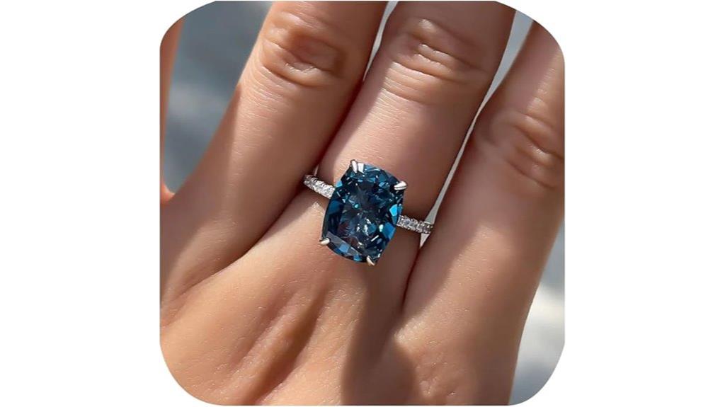 blue topaz sterling silver