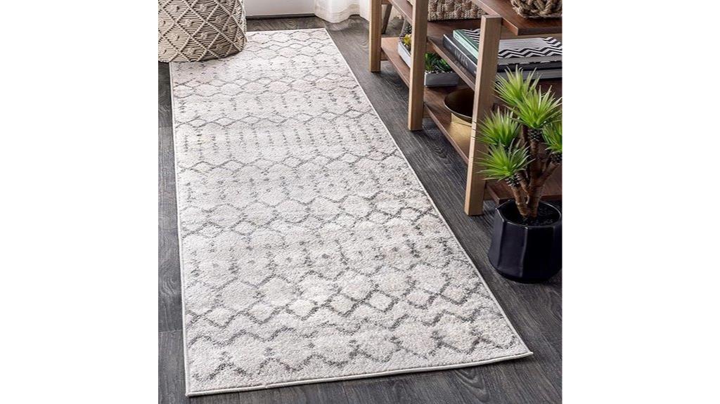 boho diamond runner rug