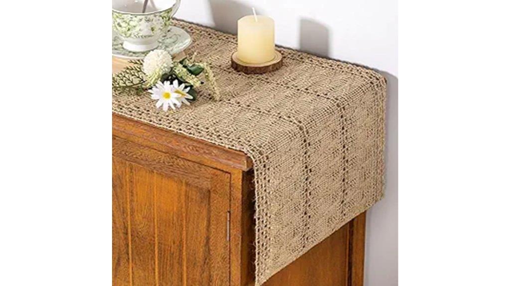 boho fall table runner