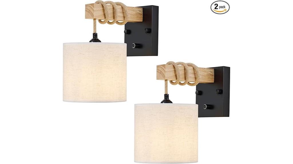 boho farmhouse wall lamps
