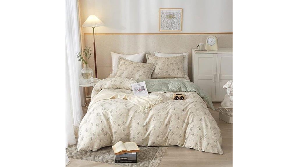 boho floral cotton bedding