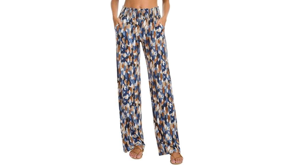 boho palazzo pants pockets