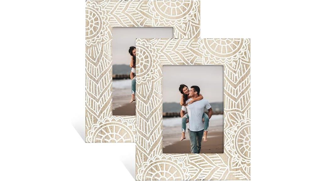boho picture frame set