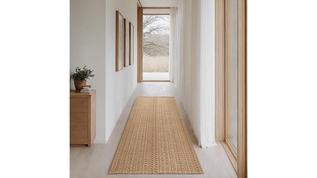 boho runner rug entryway