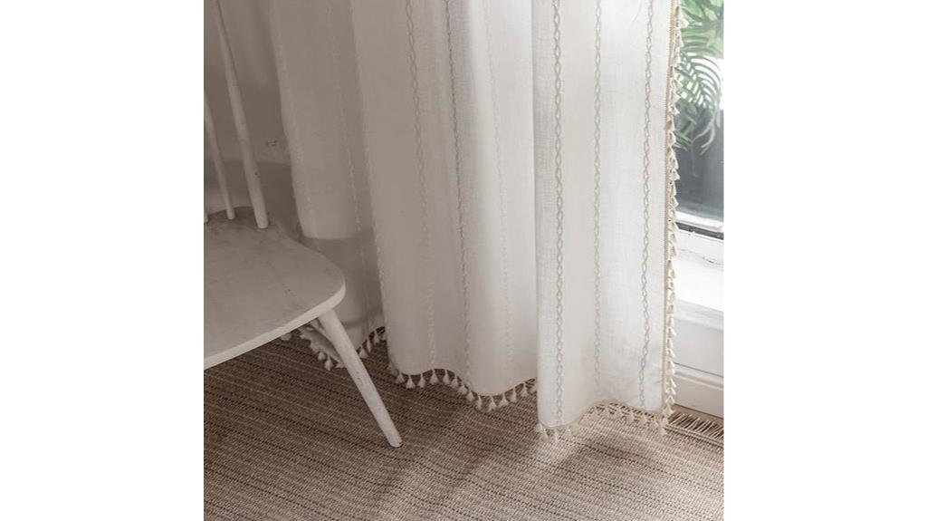 boho semi blackout curtains