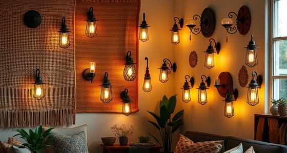 boho wall sconce lighting ideas