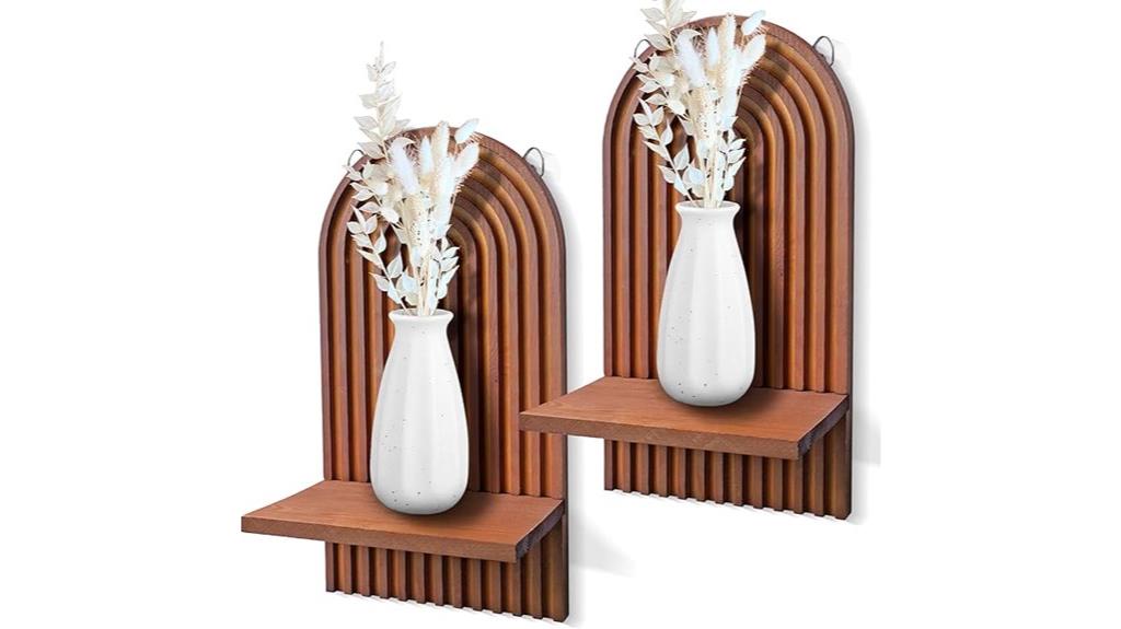 boho wall shelf set