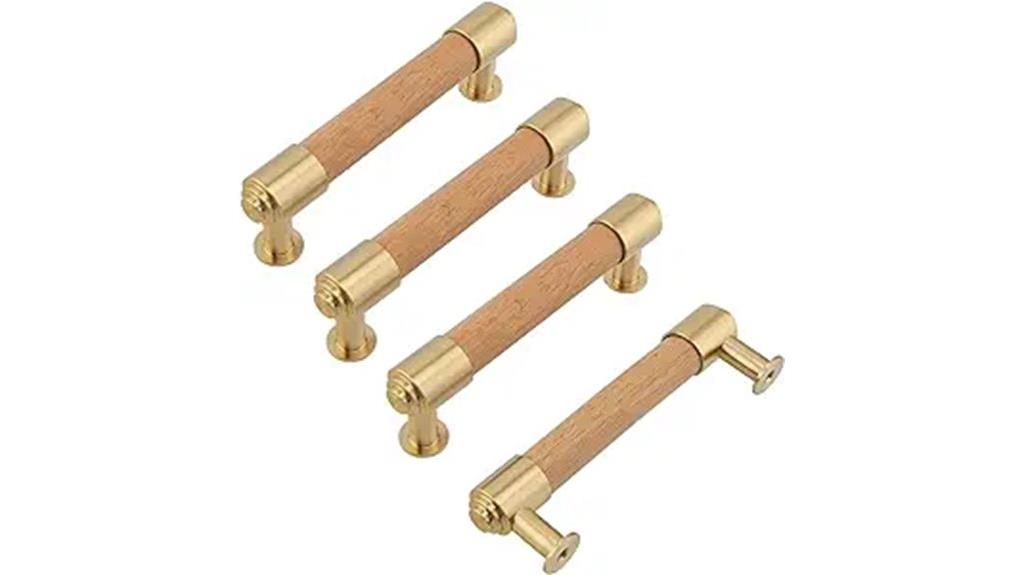 brass wood cabinet pulls