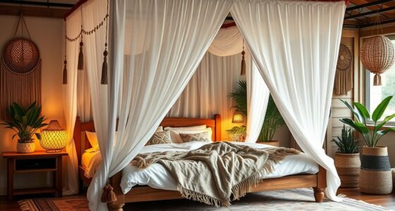 chic boho bed canopies