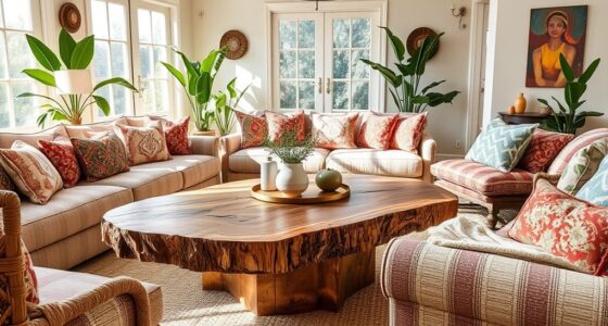 chic boho coffee tables