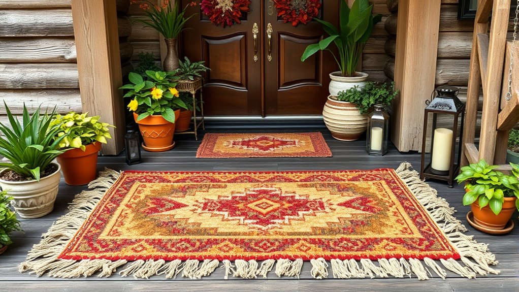chic boho doormat collection