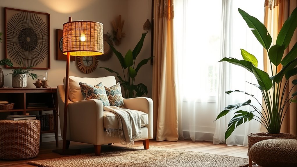 chic boho floor lamps