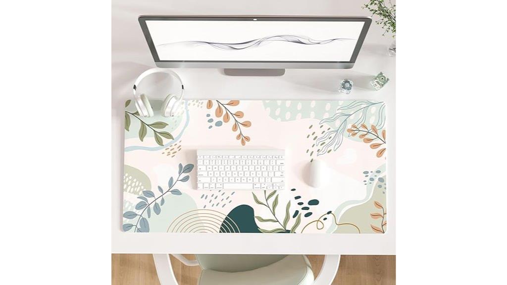 colorful star waterproof desk mat