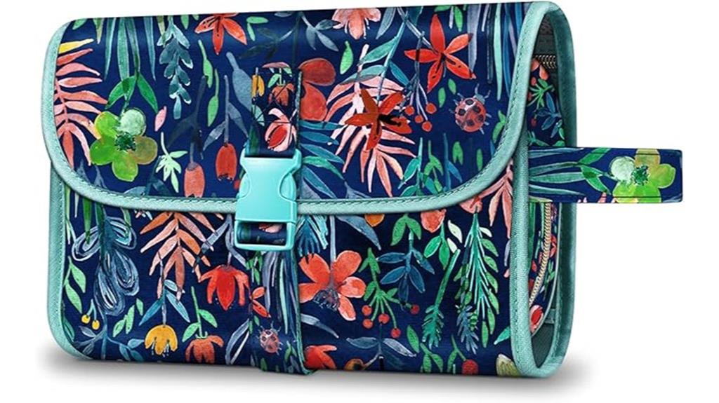 compact travel toiletry bag