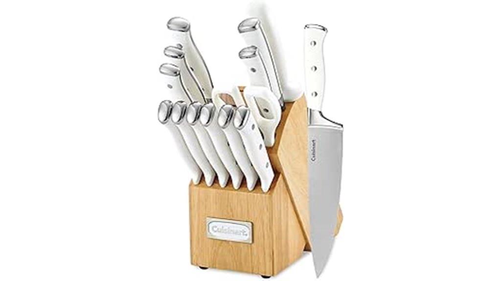 complete 15 piece kitchen knife set