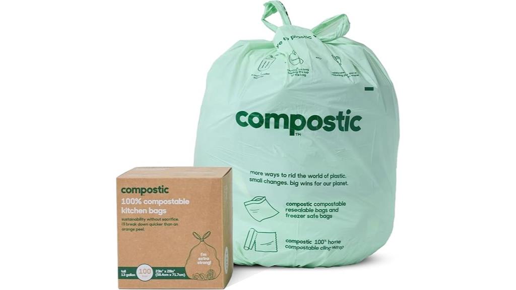 compostable 13 gallon trash bags