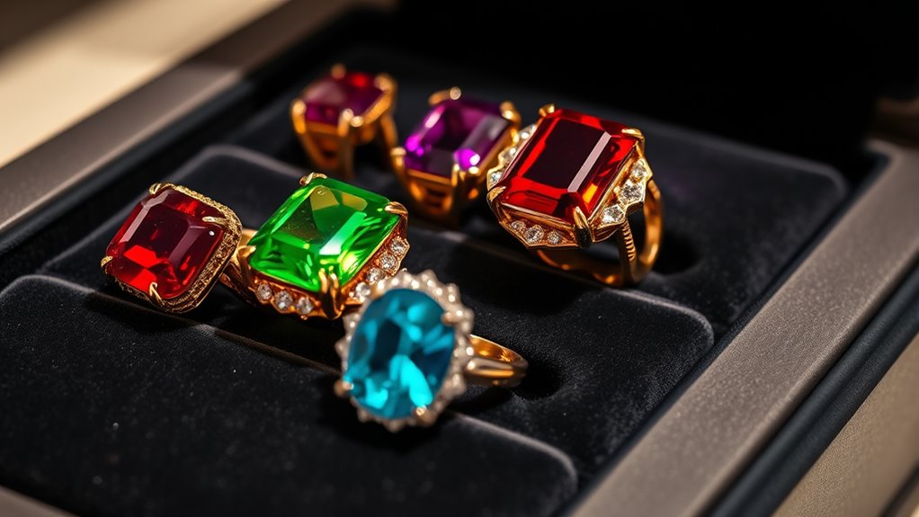 consider gemstone metal size