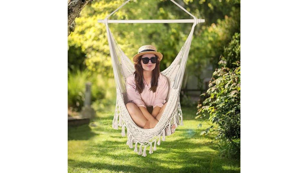 cotton rope hammock chair