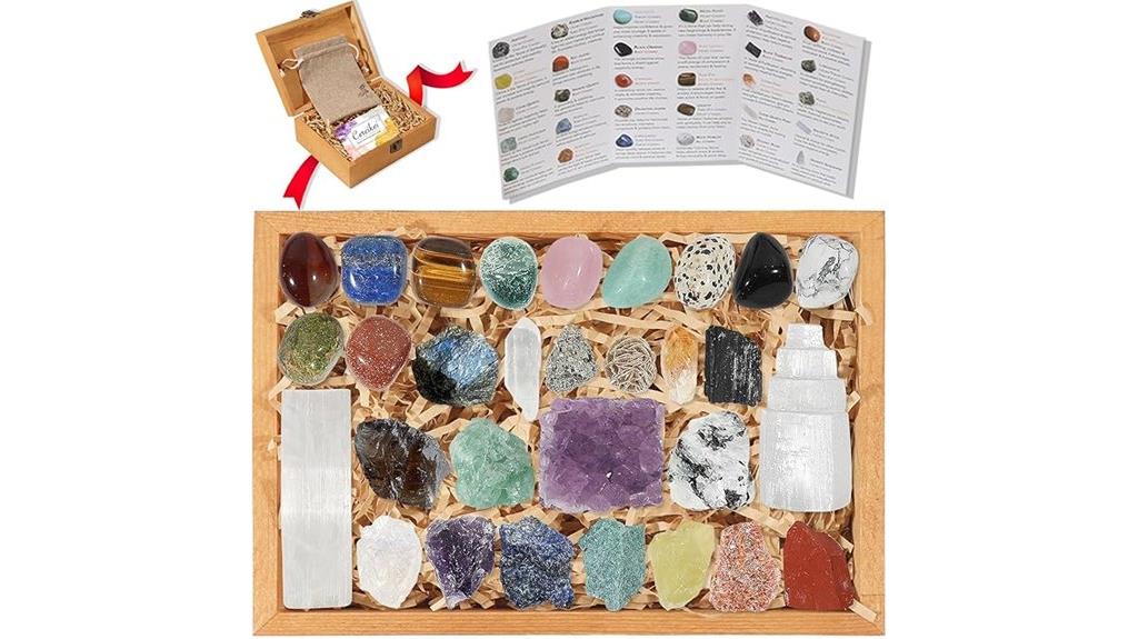 crystal stone set display