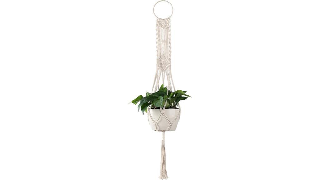 decorative macrame plant hanger