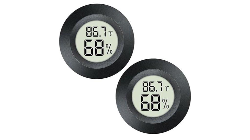 dual mini hygrometer packs