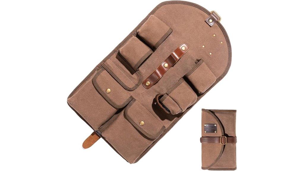 durable waxed canvas pouch