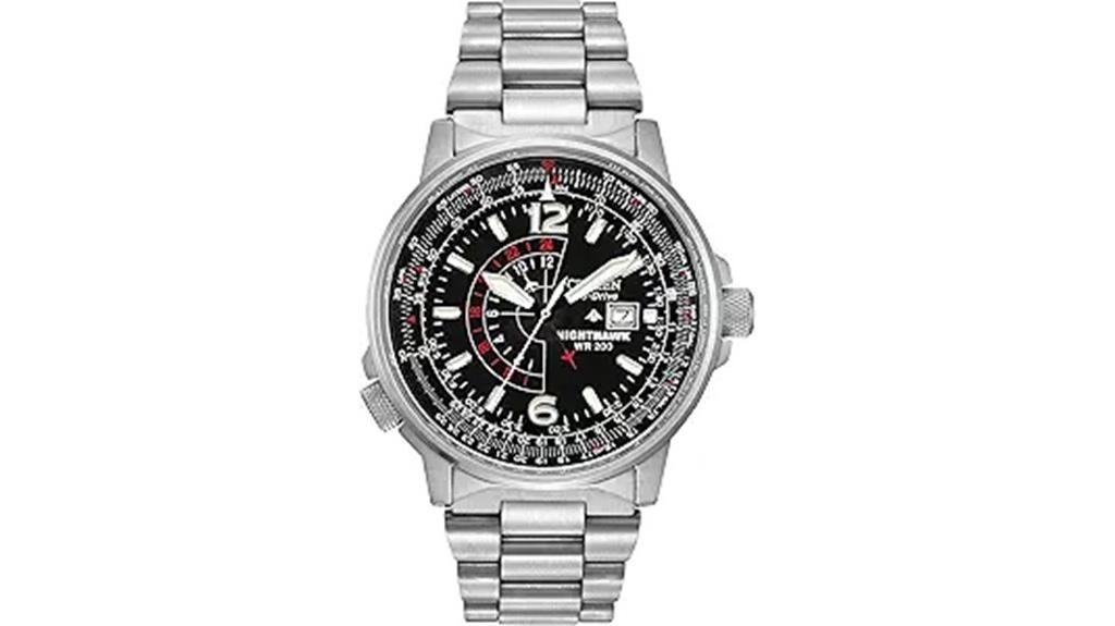 eco drive nighthawk pilot watch