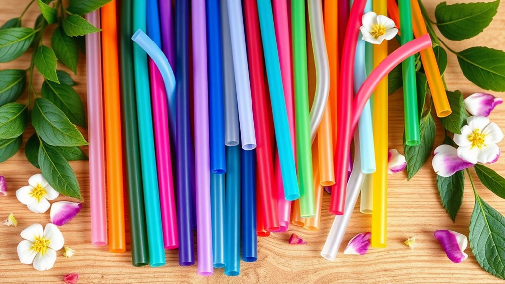 eco friendly stylish silicone straws