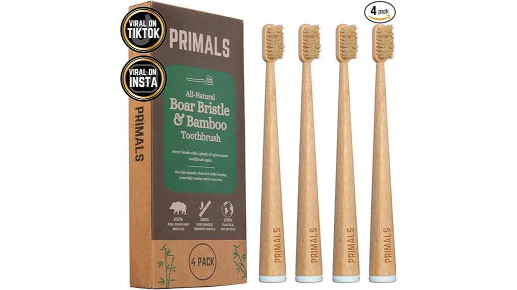 eco friendly toothbrush set