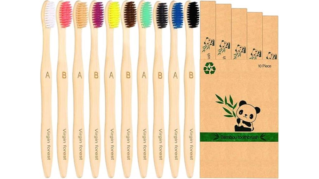 eco friendly vegan bamboo brushes