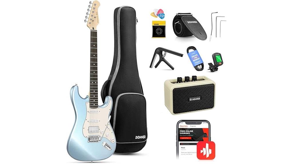 electric guitar kit with accessories