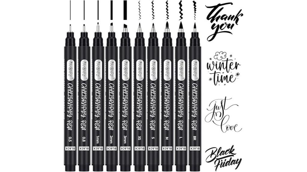 elegant 10 piece calligraphy kit