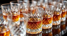 elegant crystal whiskey glasses