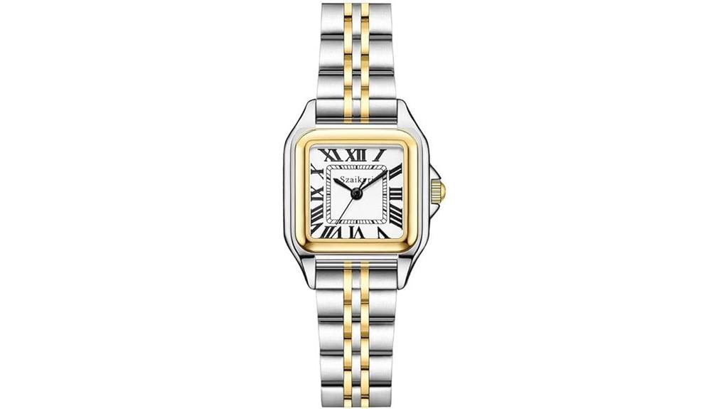 elegant roman numeral square watches