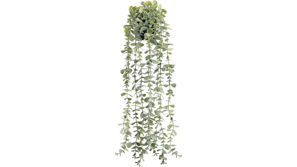 faux eucalyptus indoor plant