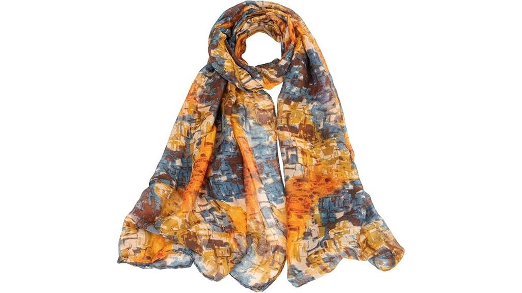floral boho summer shawl