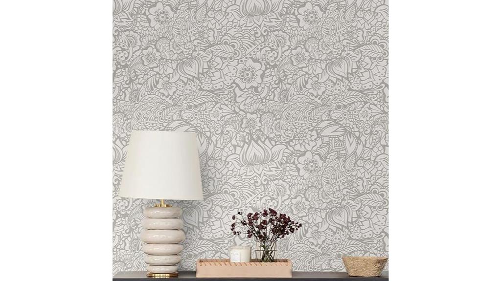 floral peel and stick wallpaper