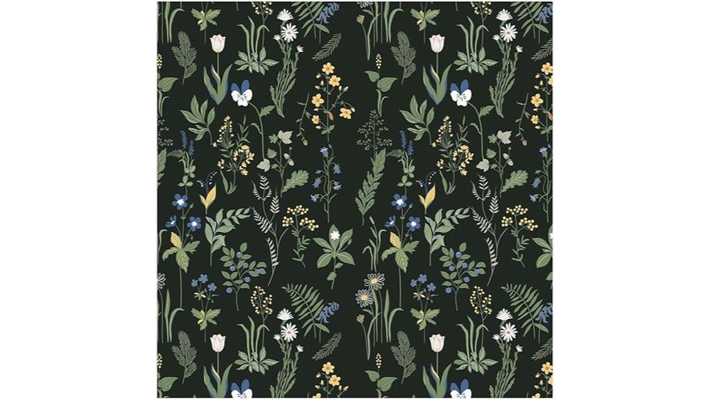 floral wall decor wallpaper