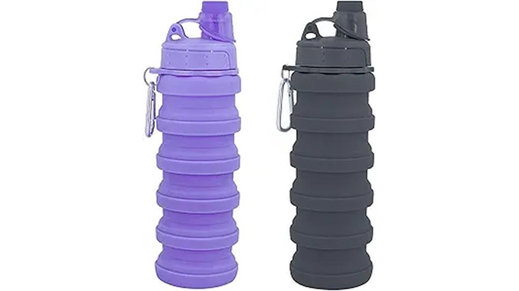 foldable silicone sport bottle