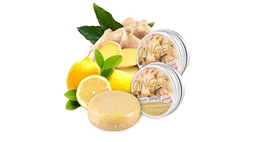 ginger hair shampoo bars