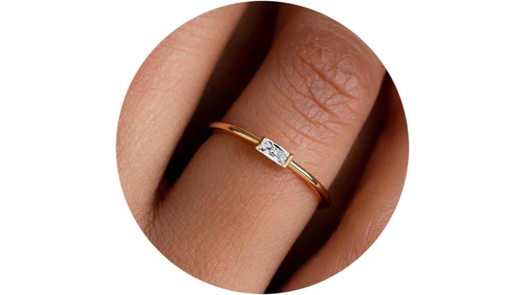 gold kohota birthstone rings