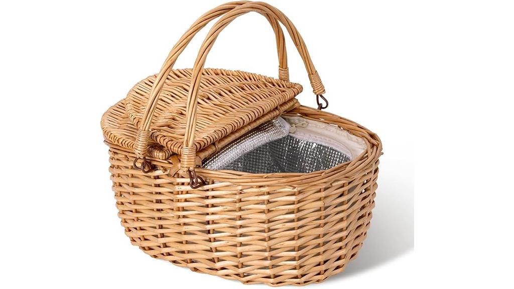 granny s picnic basket cooler