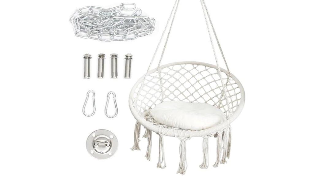 hammock swing with cushion