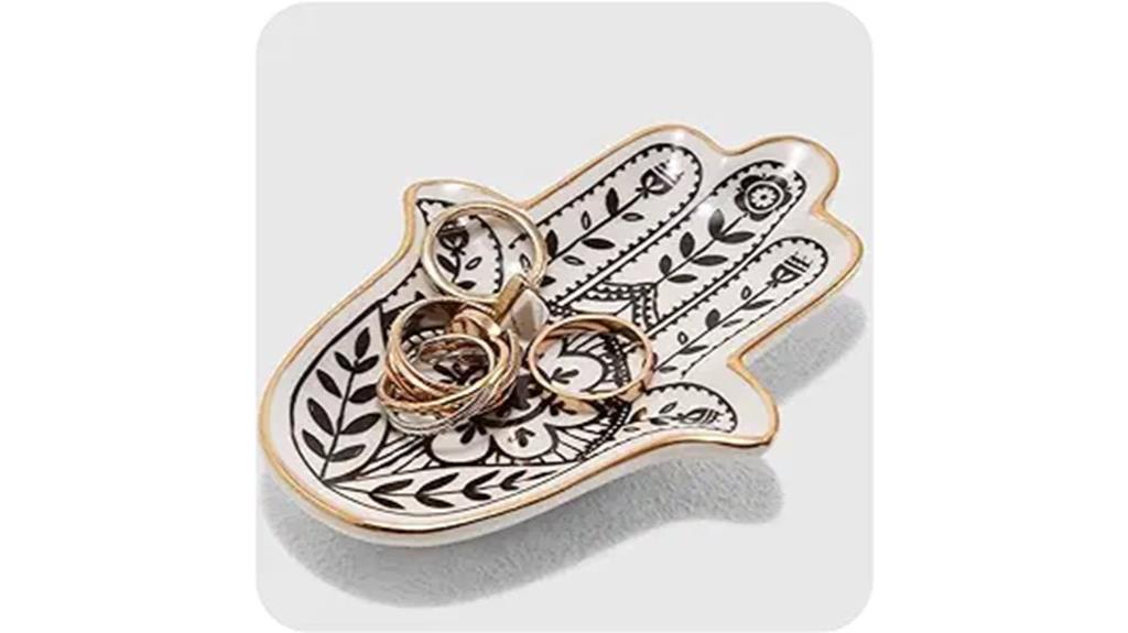 hamsa evil eye trinket