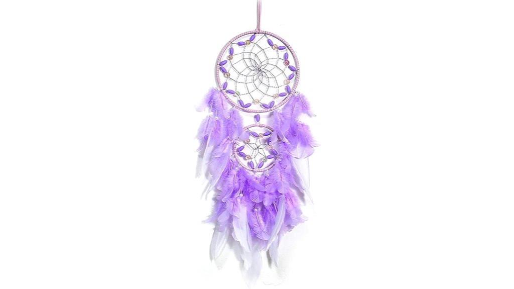 handmade feather wall decor
