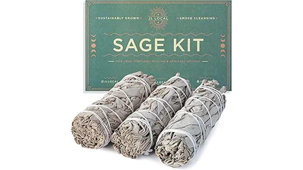 handmade small white sage