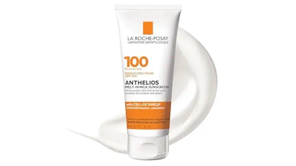 high spf melting sunscreen