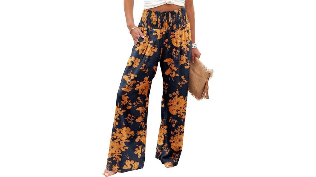 high waisted palazzo pants