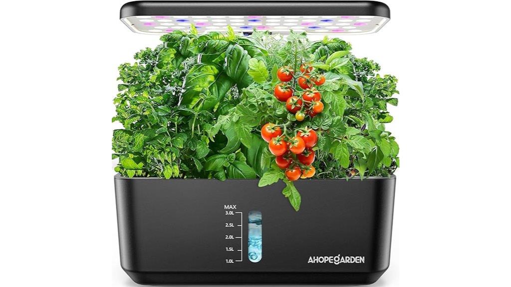 indoor hydroponic gardening system